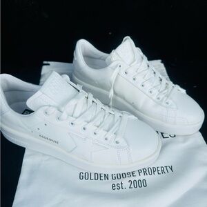 Ladies Golden Goose Pure Star Shoes size 38 Italian, 8 US